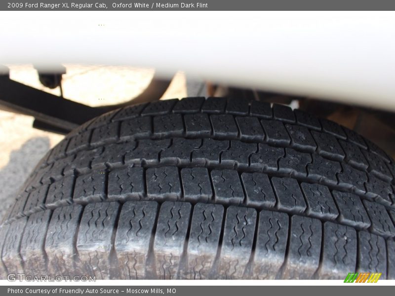 Oxford White / Medium Dark Flint 2009 Ford Ranger XL Regular Cab