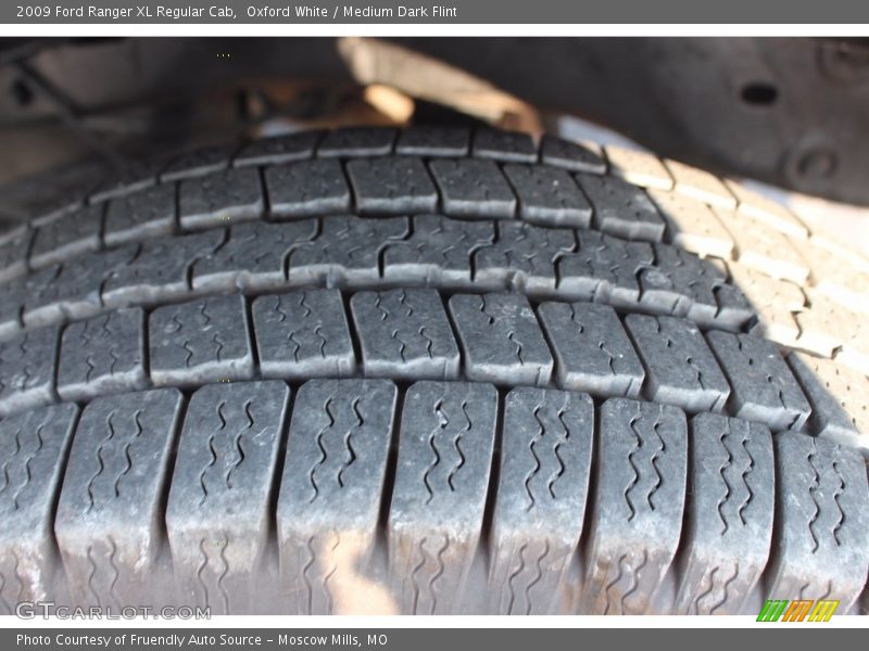 Oxford White / Medium Dark Flint 2009 Ford Ranger XL Regular Cab