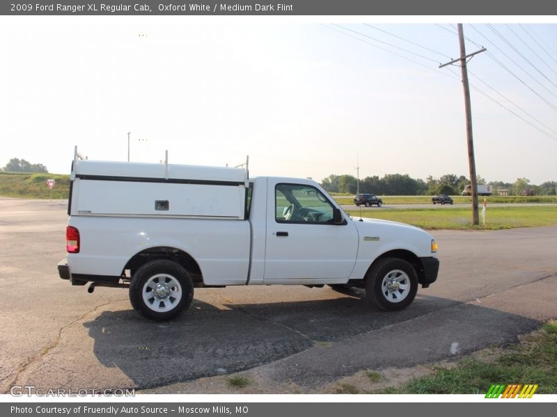 Oxford White / Medium Dark Flint 2009 Ford Ranger XL Regular Cab