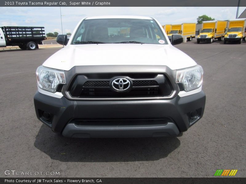 Super White / Graphite 2013 Toyota Tacoma Regular Cab