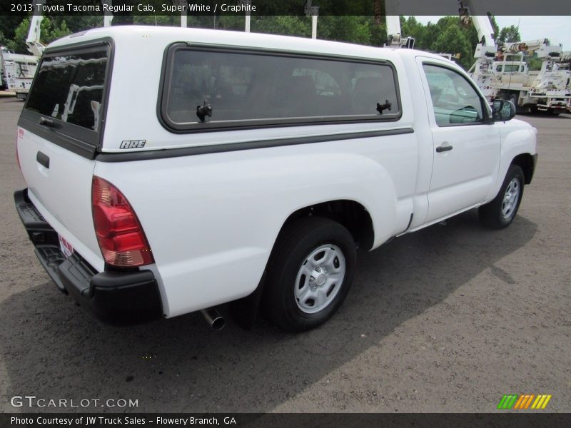 Super White / Graphite 2013 Toyota Tacoma Regular Cab