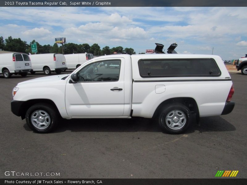 Super White / Graphite 2013 Toyota Tacoma Regular Cab