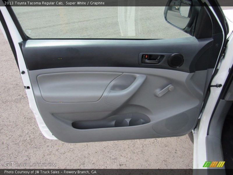 Super White / Graphite 2013 Toyota Tacoma Regular Cab
