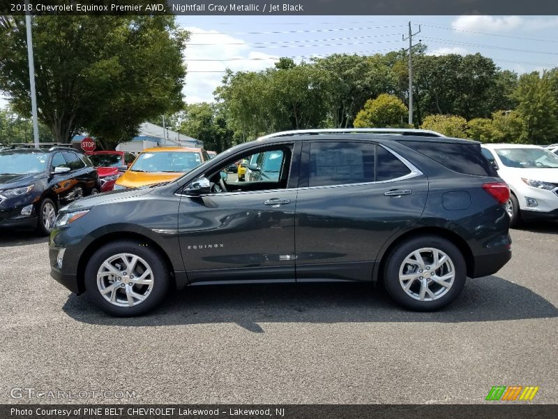 Nightfall Gray Metallic / Jet Black 2018 Chevrolet Equinox Premier AWD
