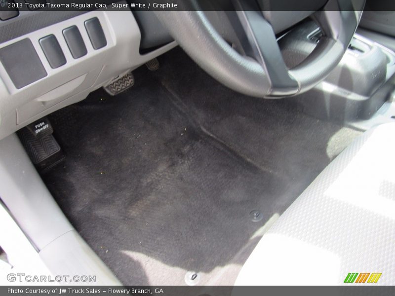 Super White / Graphite 2013 Toyota Tacoma Regular Cab