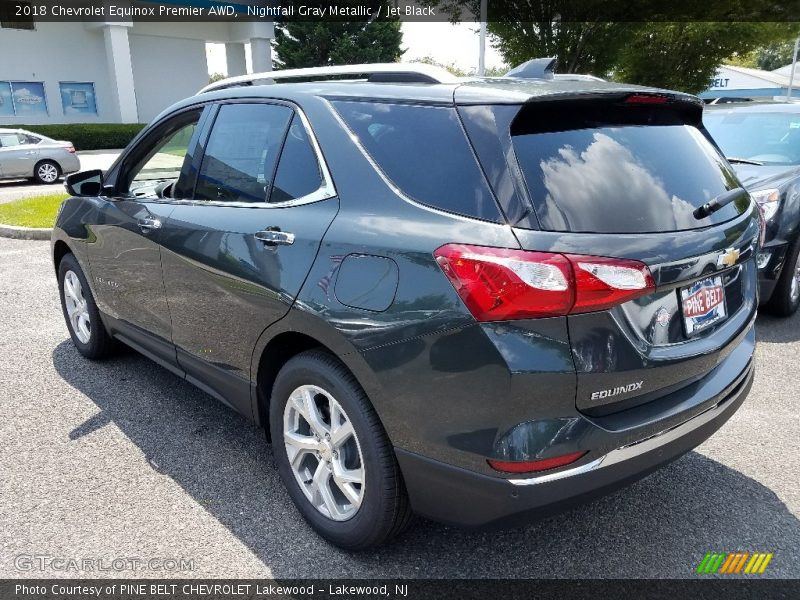 Nightfall Gray Metallic / Jet Black 2018 Chevrolet Equinox Premier AWD