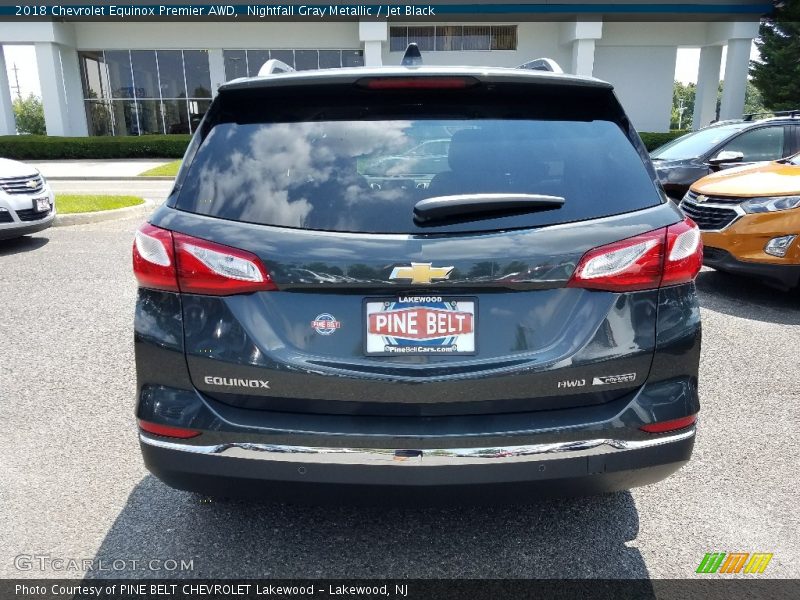 Nightfall Gray Metallic / Jet Black 2018 Chevrolet Equinox Premier AWD