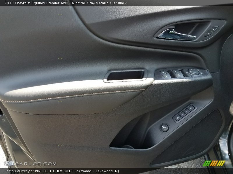 Nightfall Gray Metallic / Jet Black 2018 Chevrolet Equinox Premier AWD