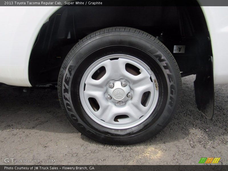 Super White / Graphite 2013 Toyota Tacoma Regular Cab