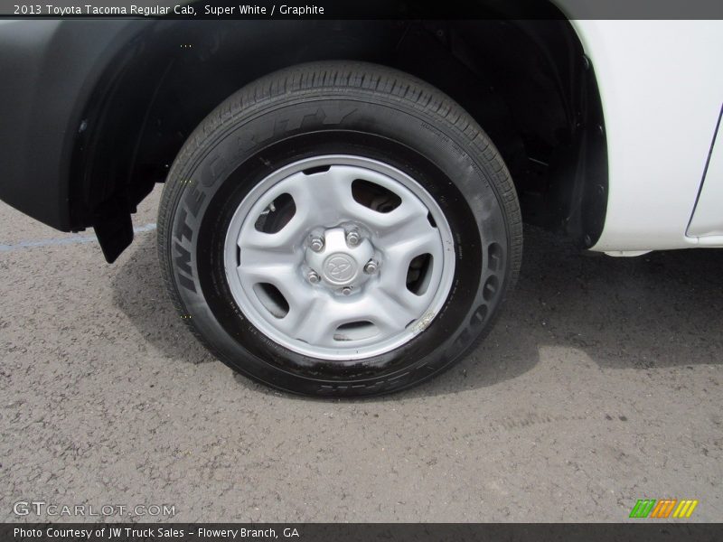 Super White / Graphite 2013 Toyota Tacoma Regular Cab