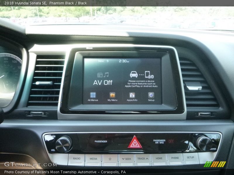 Phantom Black / Black 2018 Hyundai Sonata SE