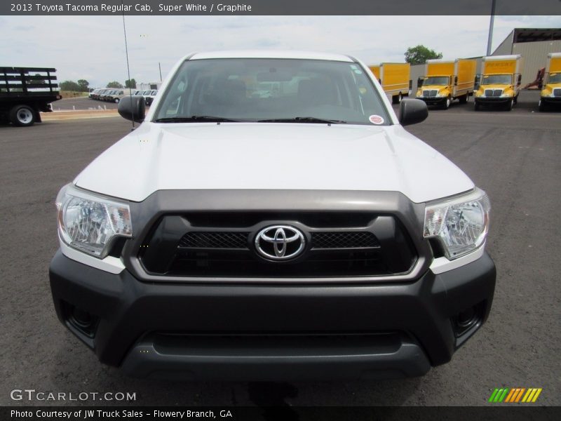Super White / Graphite 2013 Toyota Tacoma Regular Cab