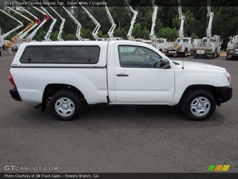 Super White / Graphite 2013 Toyota Tacoma Regular Cab
