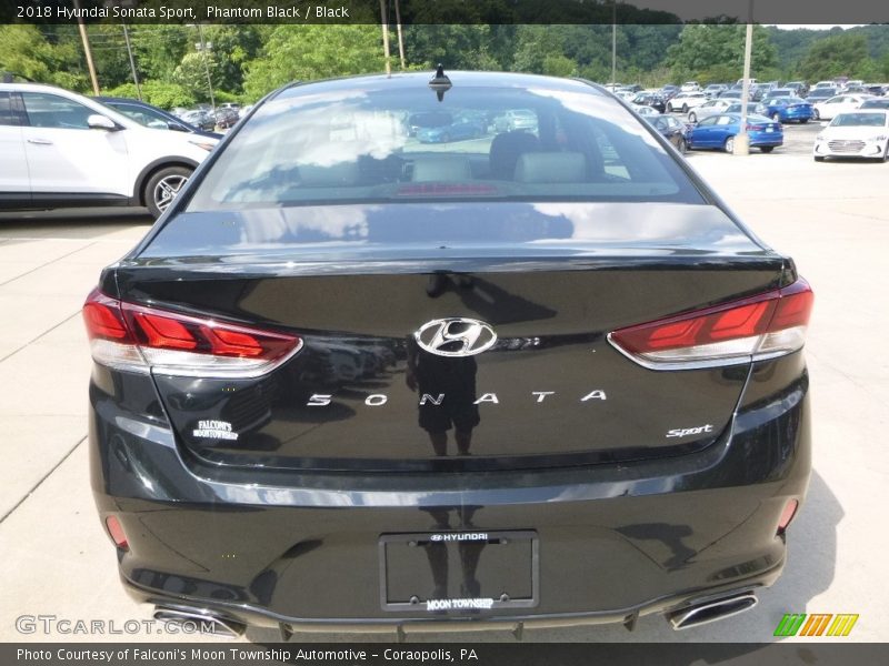 Phantom Black / Black 2018 Hyundai Sonata Sport