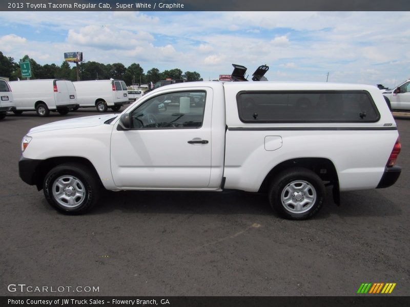 Super White / Graphite 2013 Toyota Tacoma Regular Cab