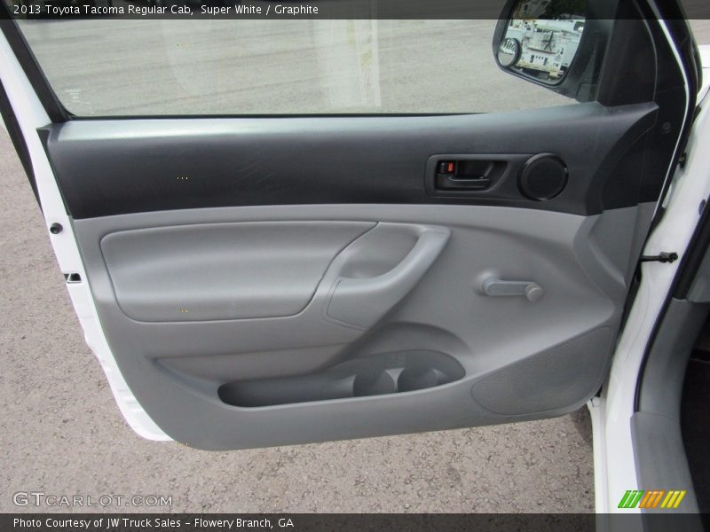 Super White / Graphite 2013 Toyota Tacoma Regular Cab