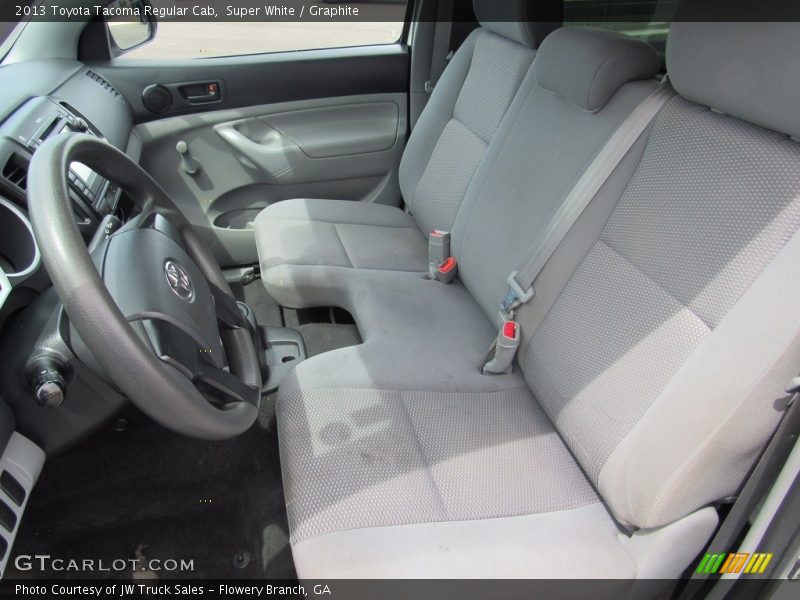 Super White / Graphite 2013 Toyota Tacoma Regular Cab