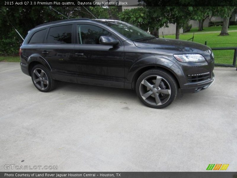 Daytona Gray Metallic / Black 2015 Audi Q7 3.0 Premium Plus quattro