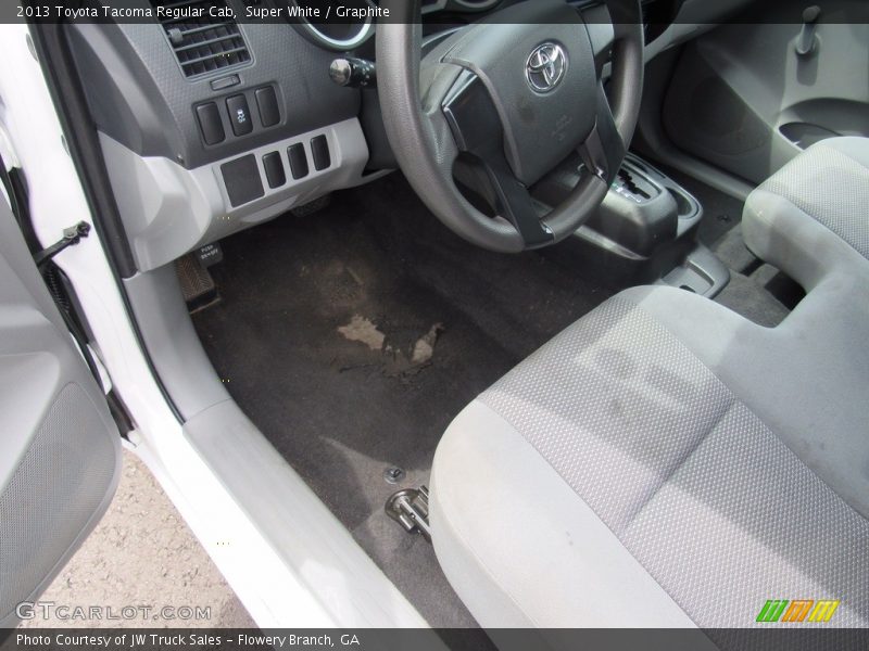 Super White / Graphite 2013 Toyota Tacoma Regular Cab