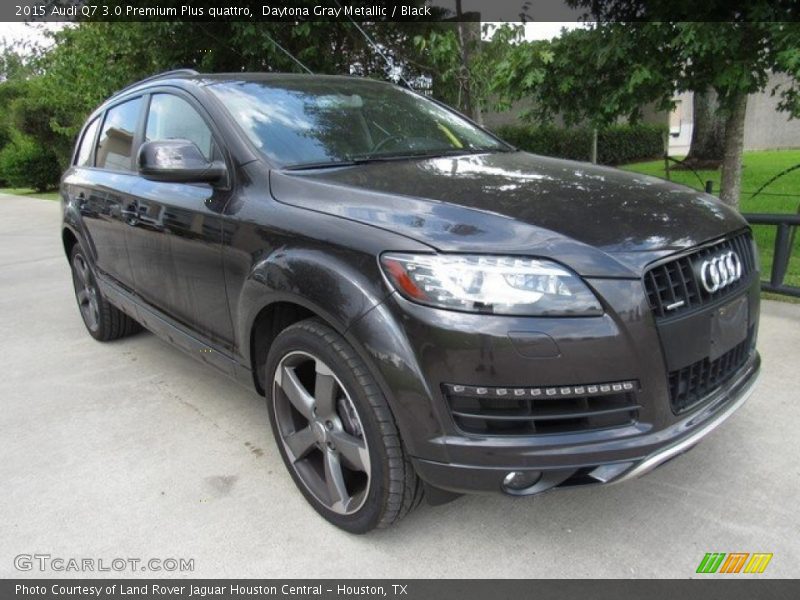 Daytona Gray Metallic / Black 2015 Audi Q7 3.0 Premium Plus quattro