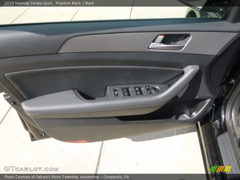Phantom Black / Black 2018 Hyundai Sonata Sport