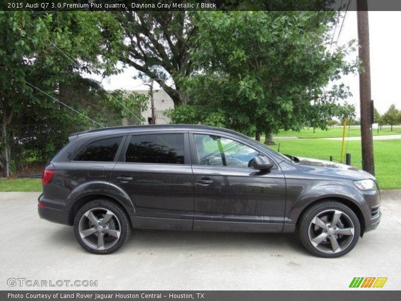 Daytona Gray Metallic / Black 2015 Audi Q7 3.0 Premium Plus quattro