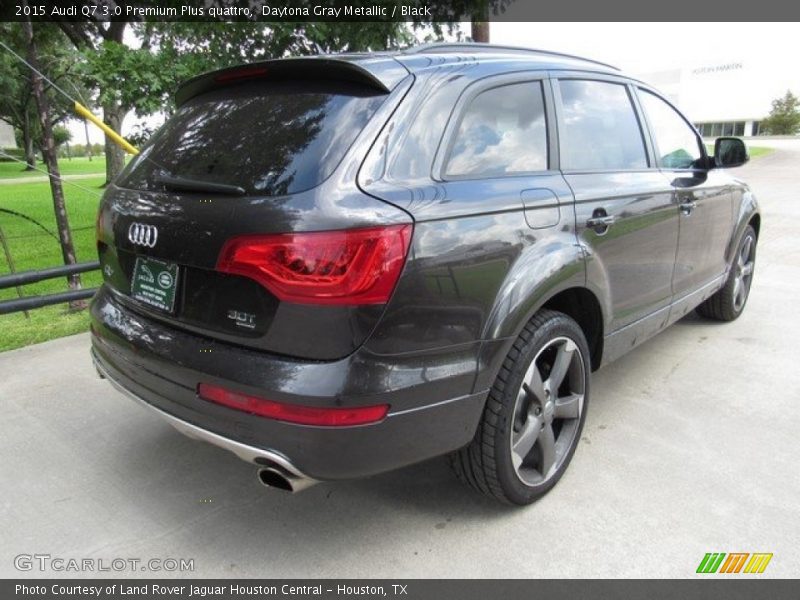 Daytona Gray Metallic / Black 2015 Audi Q7 3.0 Premium Plus quattro