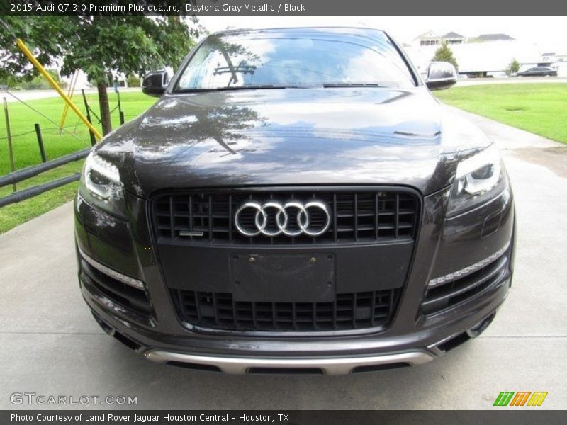 Daytona Gray Metallic / Black 2015 Audi Q7 3.0 Premium Plus quattro