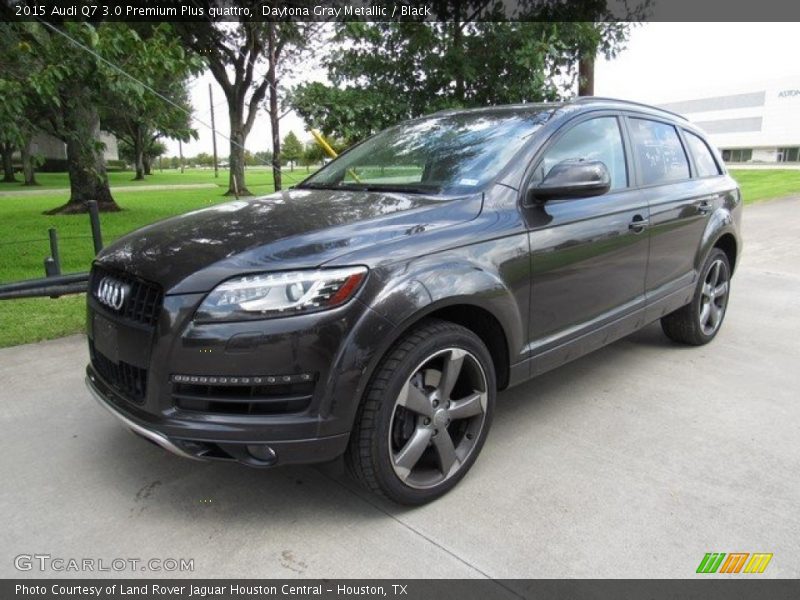 Daytona Gray Metallic / Black 2015 Audi Q7 3.0 Premium Plus quattro