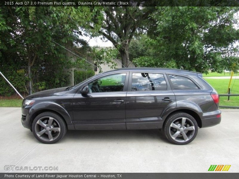 Daytona Gray Metallic / Black 2015 Audi Q7 3.0 Premium Plus quattro