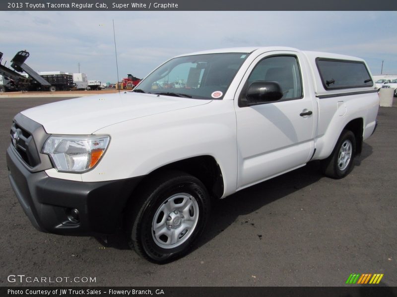 Super White / Graphite 2013 Toyota Tacoma Regular Cab