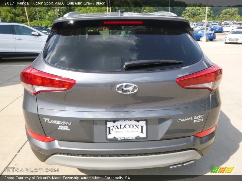 Coliseum Gray / Black 2017 Hyundai Tucson Sport AWD