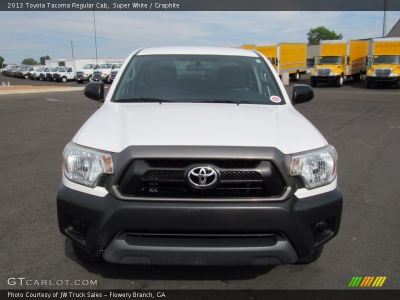 Super White / Graphite 2013 Toyota Tacoma Regular Cab