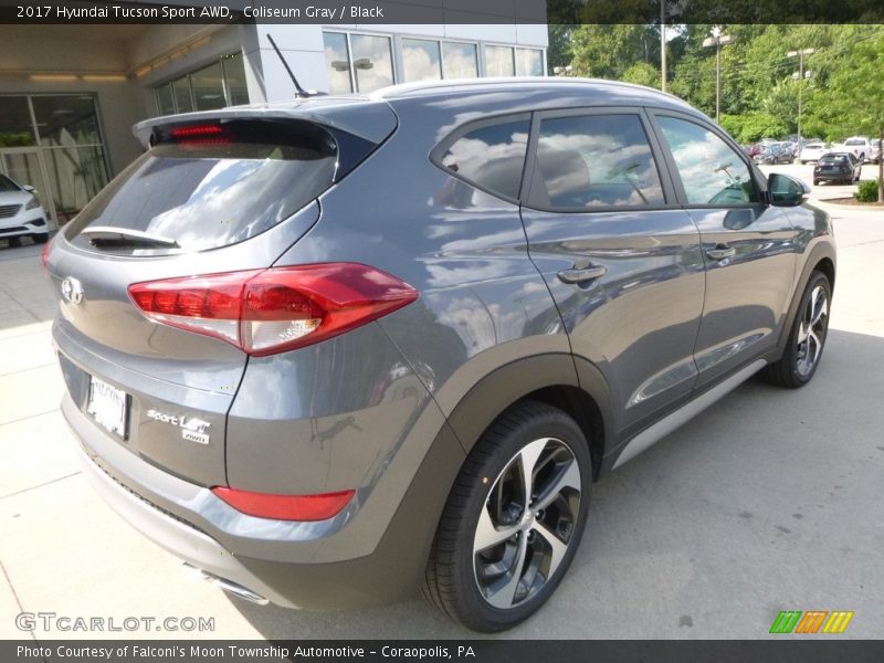 Coliseum Gray / Black 2017 Hyundai Tucson Sport AWD