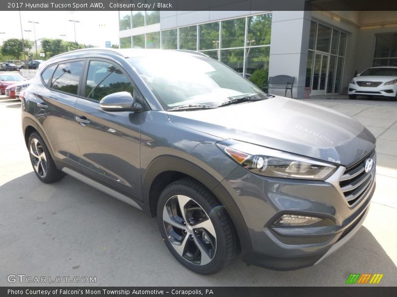 Coliseum Gray / Black 2017 Hyundai Tucson Sport AWD