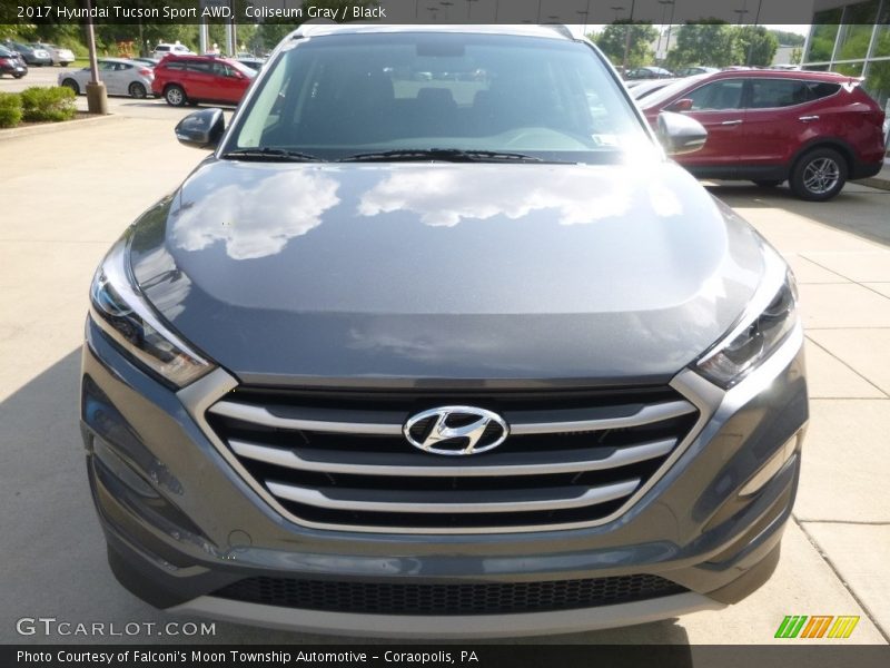 Coliseum Gray / Black 2017 Hyundai Tucson Sport AWD