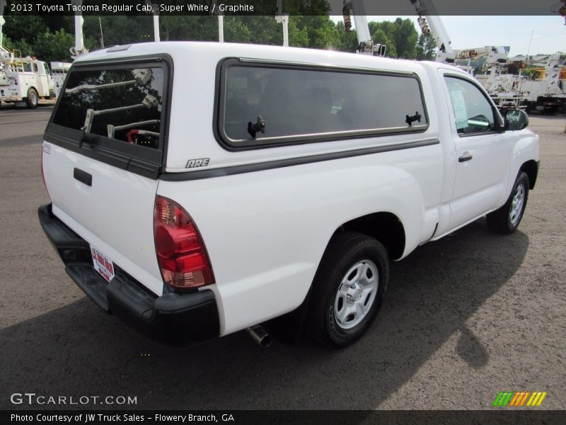 Super White / Graphite 2013 Toyota Tacoma Regular Cab