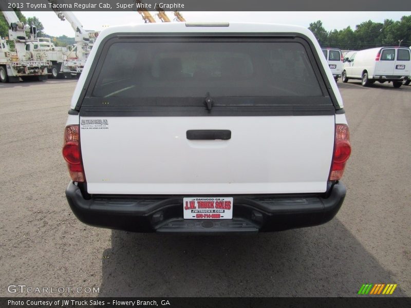 Super White / Graphite 2013 Toyota Tacoma Regular Cab