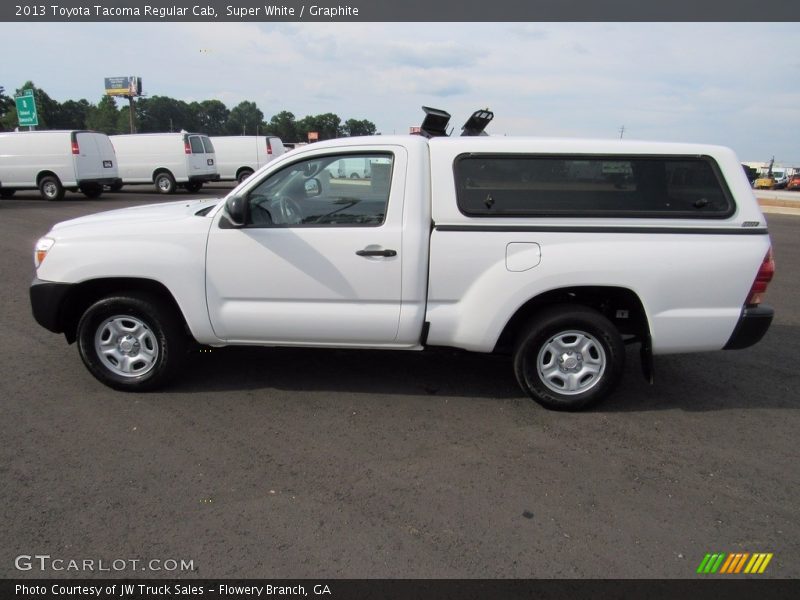 Super White / Graphite 2013 Toyota Tacoma Regular Cab