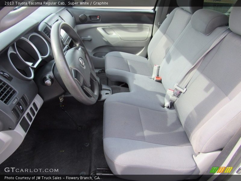Super White / Graphite 2013 Toyota Tacoma Regular Cab