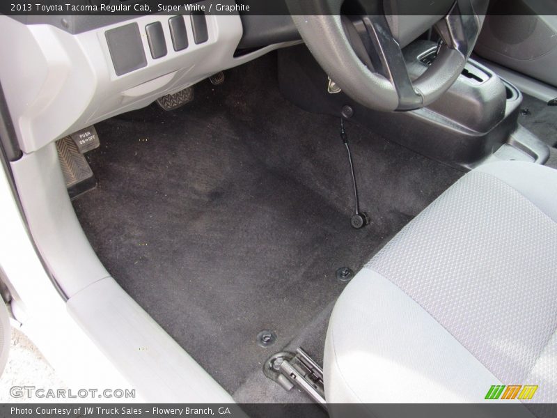 Super White / Graphite 2013 Toyota Tacoma Regular Cab