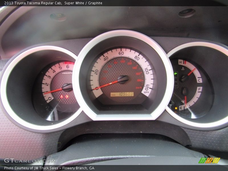 Super White / Graphite 2013 Toyota Tacoma Regular Cab