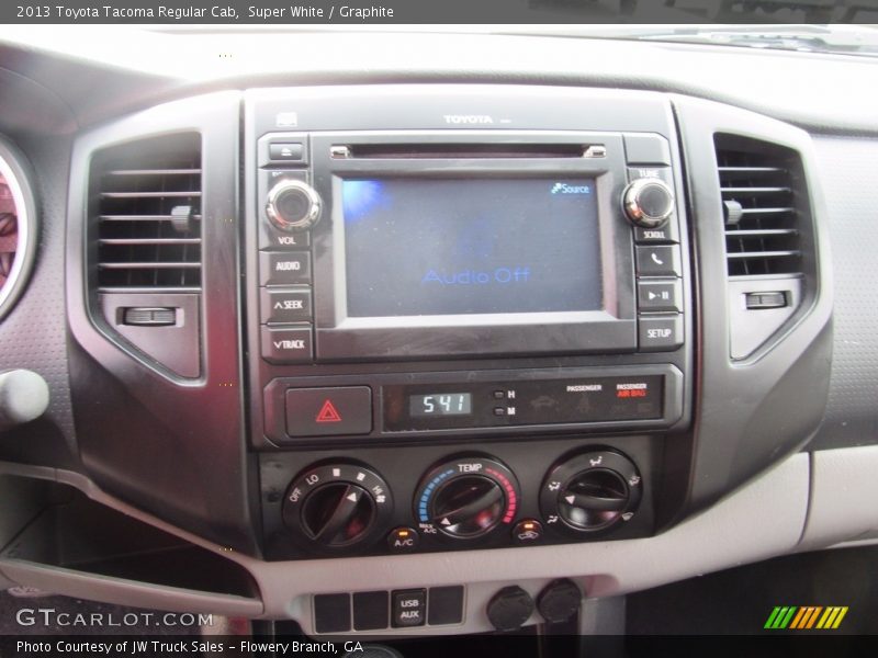 Super White / Graphite 2013 Toyota Tacoma Regular Cab
