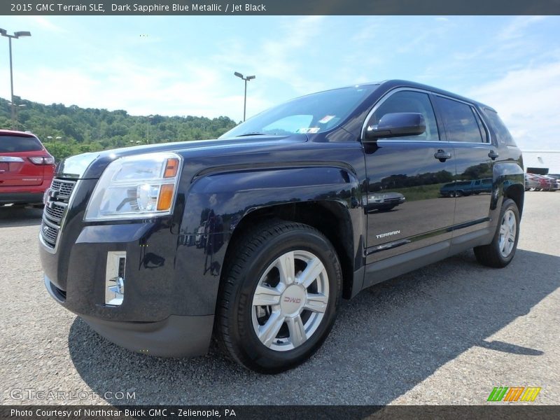 Dark Sapphire Blue Metallic / Jet Black 2015 GMC Terrain SLE