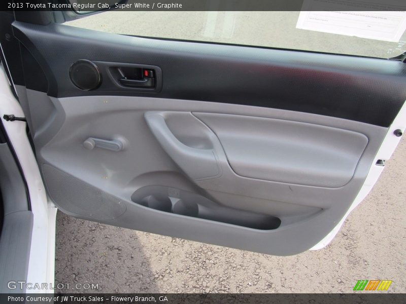 Super White / Graphite 2013 Toyota Tacoma Regular Cab