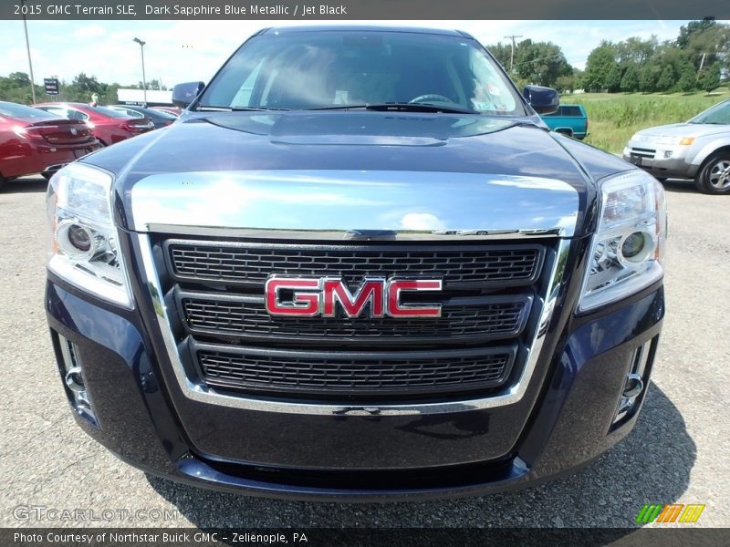 Dark Sapphire Blue Metallic / Jet Black 2015 GMC Terrain SLE
