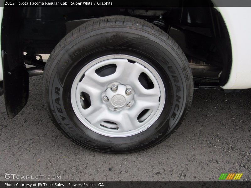 Super White / Graphite 2013 Toyota Tacoma Regular Cab