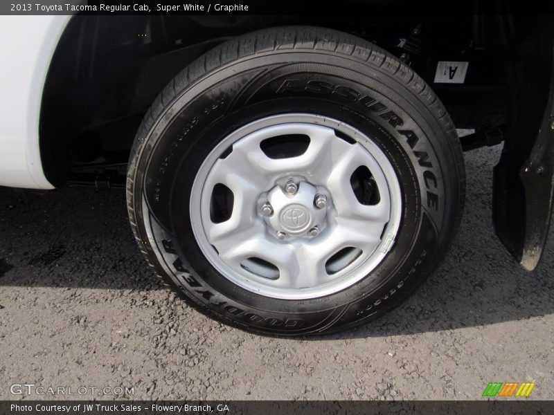 Super White / Graphite 2013 Toyota Tacoma Regular Cab