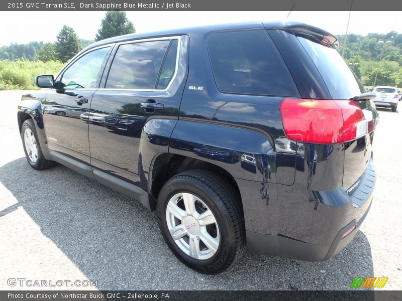 Dark Sapphire Blue Metallic / Jet Black 2015 GMC Terrain SLE