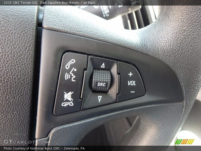 Dark Sapphire Blue Metallic / Jet Black 2015 GMC Terrain SLE